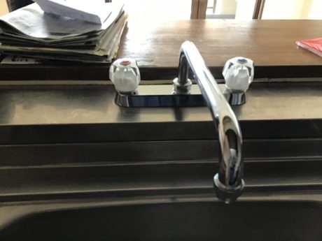 キッチン水栓　施工前