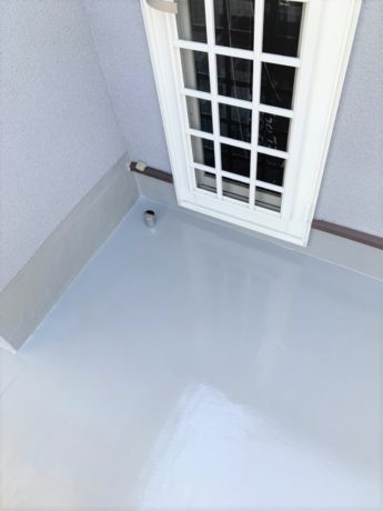 八尾市 ベランダ防水 工事写真 工事後