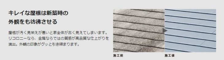 藤井寺市　屋根　キレイな屋根　リコロニー　マザーリーフ