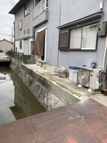 風にも強いフェンス　施工事例