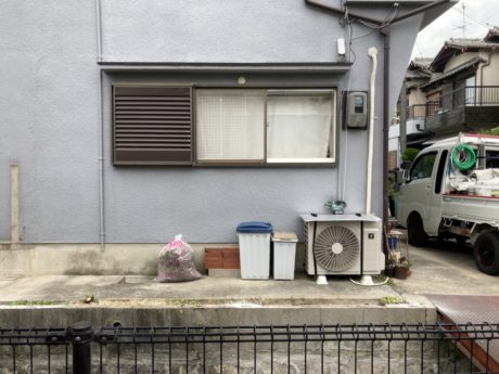 風にも強いフェンス　施工事例