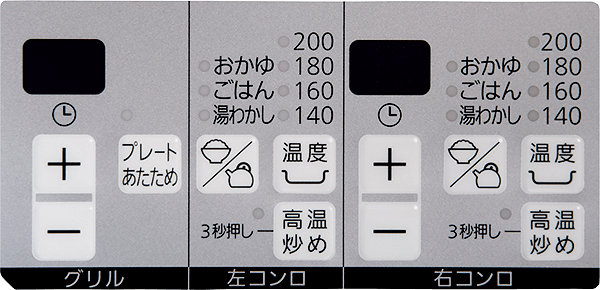 操作パネル部 イメージ